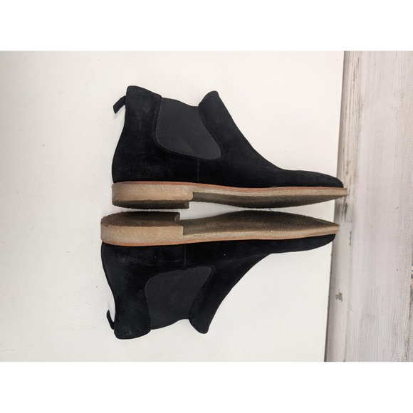 Aldo Chelsea Boots Mens Size 12 Black‎ Suede Slip On Ankle Dress Casual main image 4